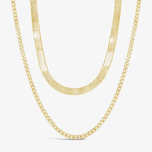 Serpent-Chain-srebrna-ogrlica-s-pozlatom_Charm-Silver