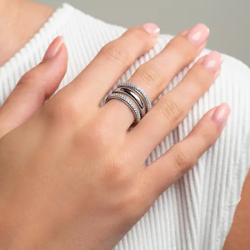 TRUE TRUO srebrni prsten
