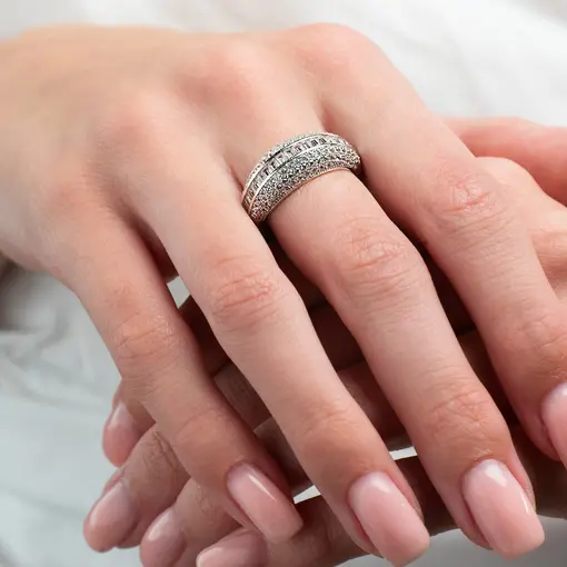 DARLING BLUSH srebrni prsten