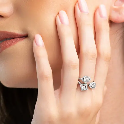 CHARMED CONNECTION srebrni prsten