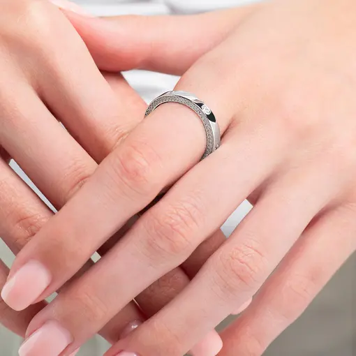 INFINITE HARMONY srebrni prsten
