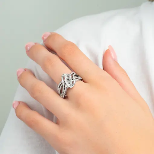 ETERNAL GRACE srebrni prsten