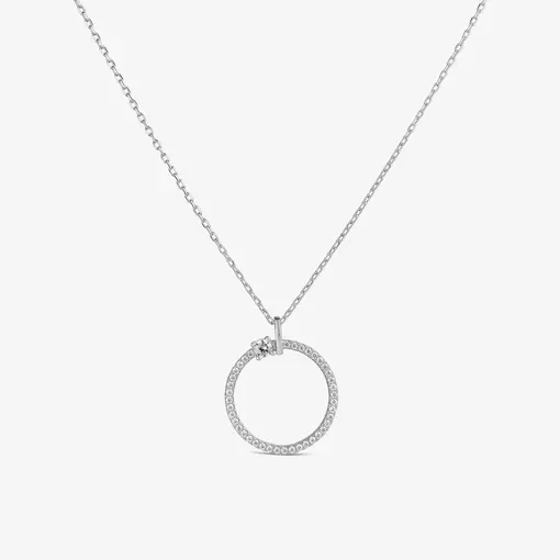 ETERNAL CIRCLE srebrna ogrlica